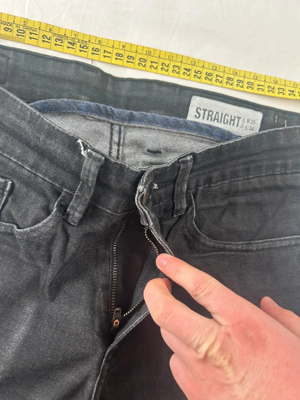 Zwarte rechte jeans Jules w29 l34 – photo 8